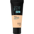 Imagen de MAYBELLINE BASE LIQ.FITME MATTE + PORELESS 115